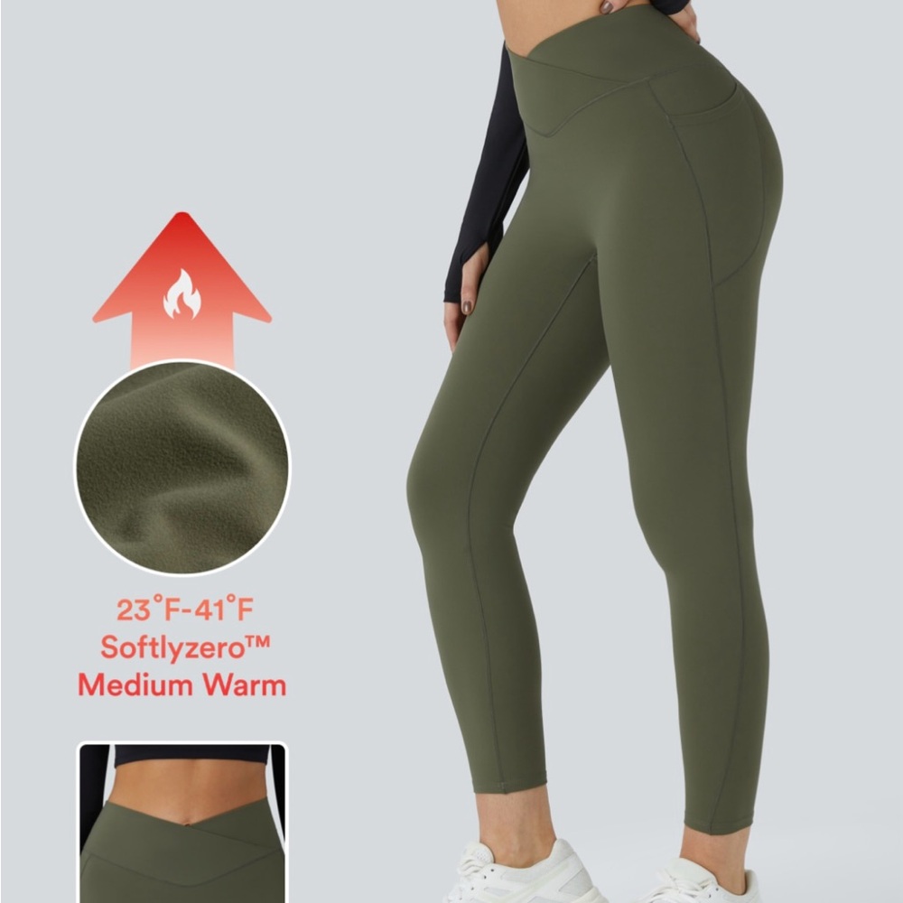 Halara Cloudful Fleece full length leggings